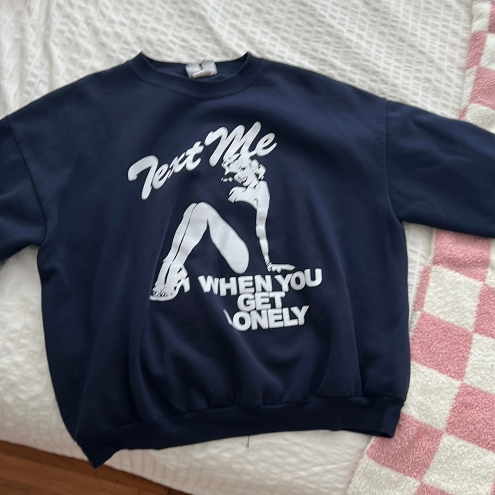 Lonely ghost ghosted garment one of a kind